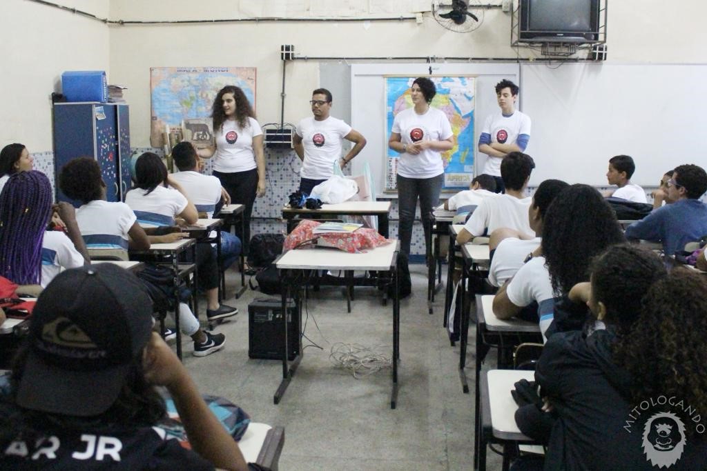 PARCERIA DO CFP COM PROJETO MITOLOGANDO IMPULSIONA AÇÕES EM ESCOLAS